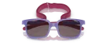 Vogue Sun VJ2017 30257N Lilac On Fuchsia Rubber Violet Vogue VJ2017 30257N close-up ด้านหน้า