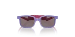 Vogue Sun VJ2017 30257N Lilac On Fuchsia Rubber Violet Vogue VJ2017 30257N แว่นกันแดดเด็กสีไลแลคฟิวเชีย สำหรับเด็ก