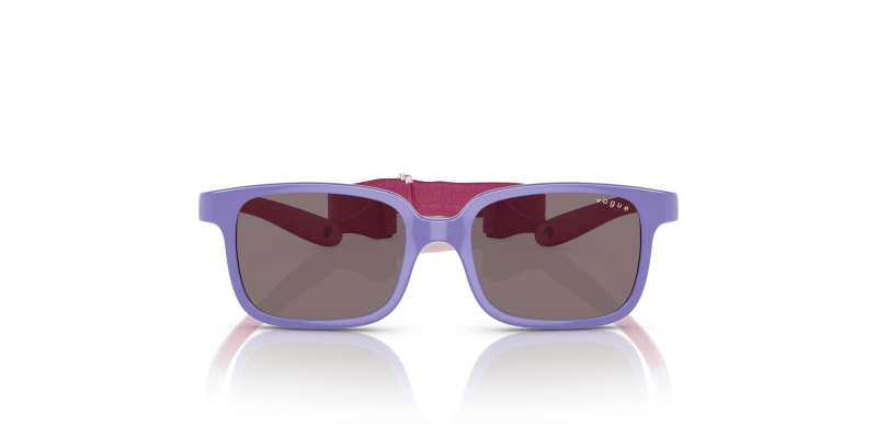 Vogue Sun VJ2017 30257N Lilac On Fuchsia Rubber Violet Vogue VJ2017 30257N แว่นกันแดดเด็กสีไลแลคฟิวเชีย สำหรับเด็ก