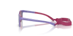Vogue Sun VJ2017 30257N Lilac On Fuchsia Rubber Violet แว่นกันแดด Vogue VJ2017 30257N มุมข้าง ขาแว่นเคลือบยางนุ่ม