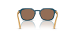 Vogue Sun VJ2025 319073 Full Blue Dark Brown Vogue VJ2025 319073 ขาแว่นด้านใน