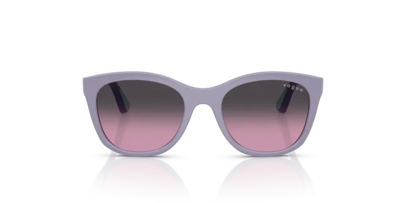 Vogue Sun VJ2028 32104Q Full Lilac Violet Gradient Grey Vogue VJ2028 32104Q แว่นกันแดดสีไลแลค เลนส์ไล่ระดับม่วงเทา สำหรับเด็ก