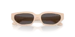 Vogue Sun VJ2029 320687 Full Beige Black Smoke Vogue VJ2029 320687 close-up ด้านหน้า ลายกรอบเบจ