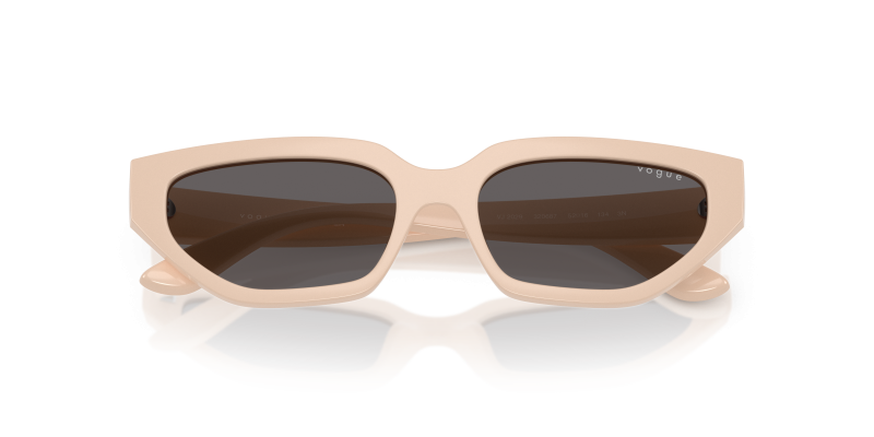 Vogue VJ2029 320687 close-up ด้านหน้า ลายกรอบเบจ