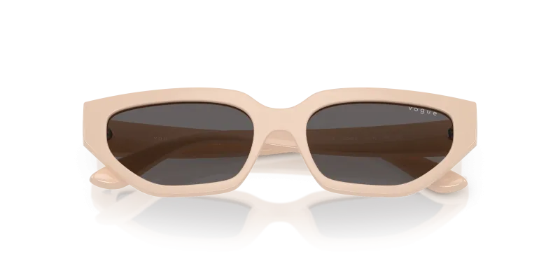 Vogue VJ2029 320687 close-up ด้านหน้า ลายกรอบเบจ