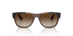 Vogue Sun VJ2030 271813 Total Dark Havana Brown Gradient Vogue VJ2030 271813 แว่นกันแดดสีฮาวานาเข้มไล่ระดับน้ำตาล สำหรับเด็ก