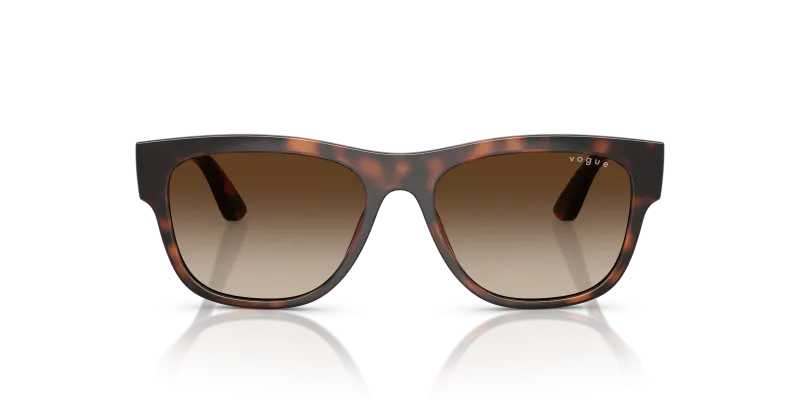 Vogue Sun VJ2030 271813 Total Dark Havana Brown Gradient Vogue VJ2030 271813 แว่นกันแดดสีฮาวานาเข้มไล่ระดับน้ำตาล สำหรับเด็ก