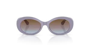 Vogue VJ2032 321048 แว่นกันแดดสีไลแลค เลนส์ไล่เฉดฟ้าชมพู สำหรับเด็กผู้หญิง