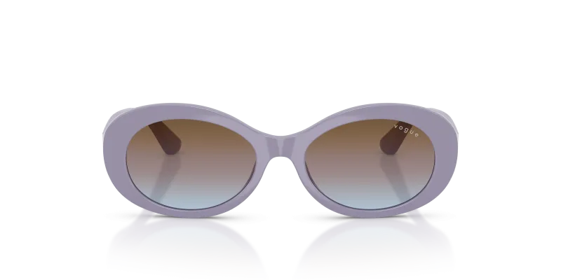 Vogue Sun VJ2032 321048 Full Lilac Azure Gradient Pink Vogue VJ2032 321048 แว่นกันแดดสีไลแลค เลนส์ไล่เฉดฟ้าชมพู สำหรับเด็กผู้หญิง