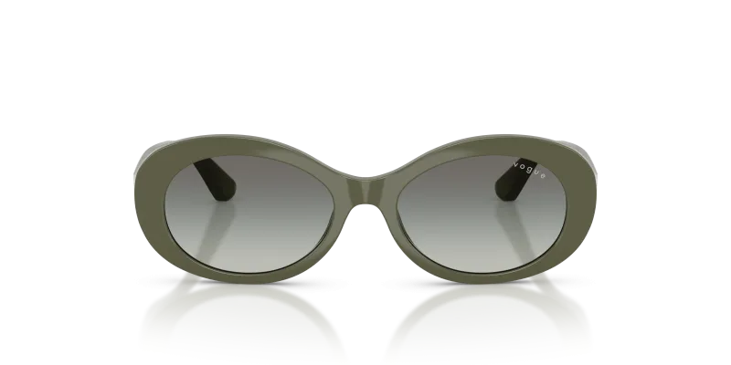 Vogue Sun VJ2032 326411 Full Military Green Grey Gradient Vogue VJ2032 326411 แว่นกันแดดเด็กสีเขียวทหาร Military Green สำหรับเด็ก