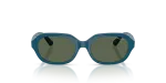 Vogue VJ2035 319071 แว่นกันแดดน้ำเงินเต็มเลนส์เขียวเข้ม สำหรับเด็กผู้หญิง