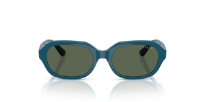 Vogue VJ2035 319071 แว่นกันแดดน้ำเงินเต็มเลนส์เขียวเข้ม สำหรับเด็กผู้หญิง