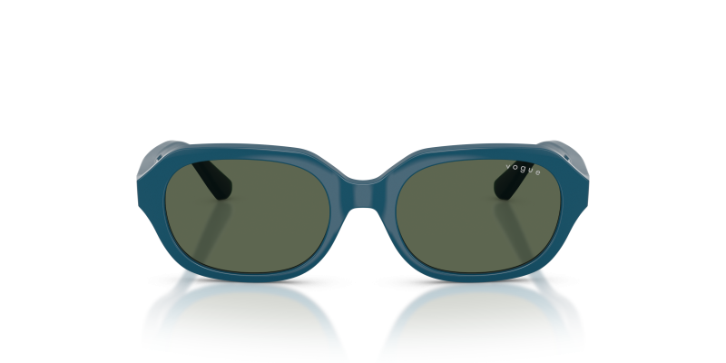 Vogue VJ2035 319071 แว่นกันแดดน้ำเงินเต็มเลนส์เขียวเข้ม สำหรับเด็กผู้หญิง