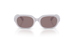 Vogue VJ2035 31937N แว่นกันแดดสีม่วงวิสทีเรียเลนส์ม่วงเข้ม สำหรับเด็กผู้หญิง