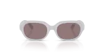 Vogue VJ2035 31937N แว่นกันแดดสีม่วงวิสทีเรียเลนส์ม่วงเข้ม สำหรับเด็กผู้หญิง
