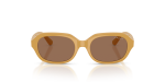 Vogue VJ2035 327373 แว่นกันแดดเด็กสีเหลืองเข้มเลนส์น้ำตาล สำหรับเด็กผู้หญิง