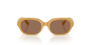 Vogue VJ2035 327373 แว่นกันแดดเด็กสีเหลืองเข้มเลนส์น้ำตาล สำหรับเด็กผู้หญิง