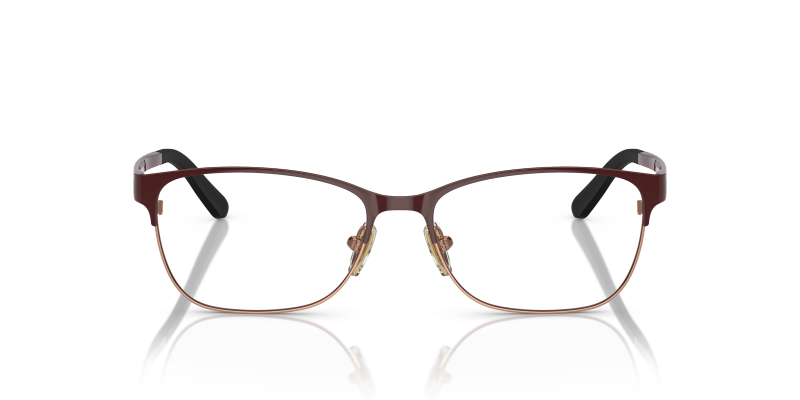 Vogue VO3940 5170 แว่นสายตา Top Bordeaux ตัด Rose Gold สำหรับผู้หญิง