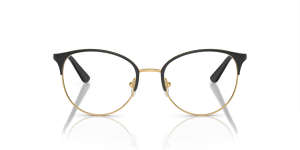 Vogue VO4108 280 แว่นสายตาโลหะทรง Phantos Top Black Gold สำหรับผู้หญิง