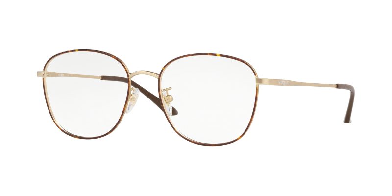 กรอบแว่นสายตา Vogue VO4124D-5078 Top Havana Pale Gold กรอบแว่นสายตา Vogue VO4124D-5078 Top Havana Pale Gold