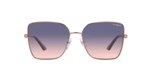 แว่นกันแดด Vogue Sunglasses VO4199S 5075I6 Pink Gold Pink Gradient Blue