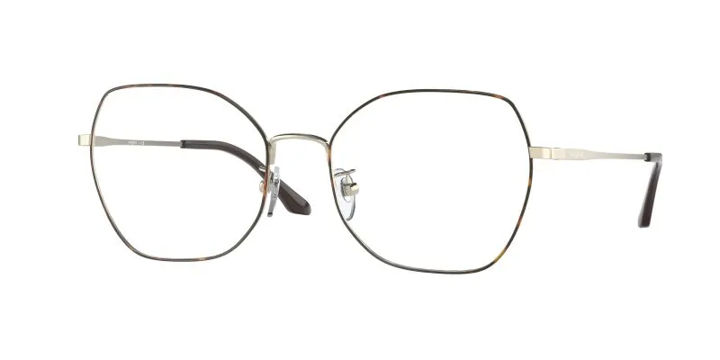 กรอบแว่นสายตา Vogue VO4201D 5078 Top Havana Pale Gold กรอบแว่นสายตา Vogue VO4201D 5078 Top Havana Pale Gold