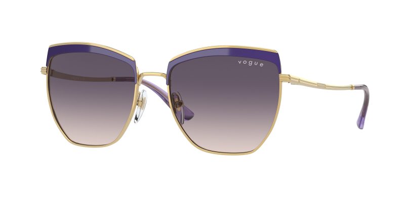 แว่นกันแดด Vogue Sunglasses VO4234S 516636 Top Violet Gold Pink Gradient แว่นกันแดด Vogue Sunglasses VO4234S 516636 Top Violet Gold Pink Gradient