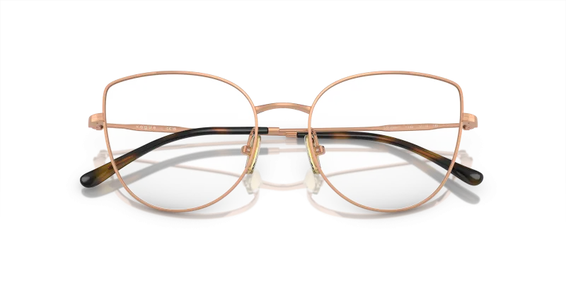 Vogue VO4298T 5192 close-up ด้านหน้า ไทเทเนียมขัดเงา