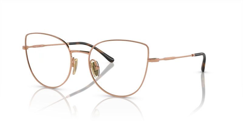 Vogue VO4298T 5192 มุมเอียง 3/4 cat-eye ไทเทเนียม