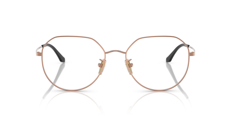 Vogue VO4301D 5075 แว่นสายตาโลหะ Matte Rose Gold ทรงเรขาคณิต สำหรับผู้หญิง Vogue VO4301D 5075 แว่นสายตาโลหะ Matte Rose Gold ทรงเรขาคณิต สำหรับผู้หญิง