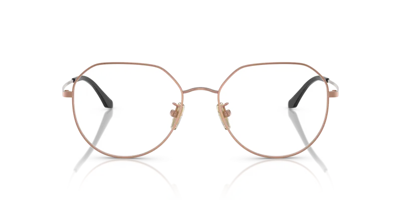 Vogue VO4301D 5075 แว่นสายตาโลหะ Matte Rose Gold ทรงเรขาคณิต สำหรับผู้หญิง Vogue VO4301D 5075 แว่นสายตาโลหะ Matte Rose Gold ทรงเรขาคณิต สำหรับผู้หญิง