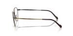 แว่นสายตา Vogue VO4315I 5137 มุมข้าง กรอบโลหะทองแอนติกเส้นบาง