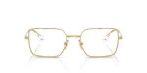 Vogue VO4340 280 แว่นสายตากรอบโลหะสีทองขัดเงา ทรงสี่เหลี่ยม สำหรับสุภาพสตรี