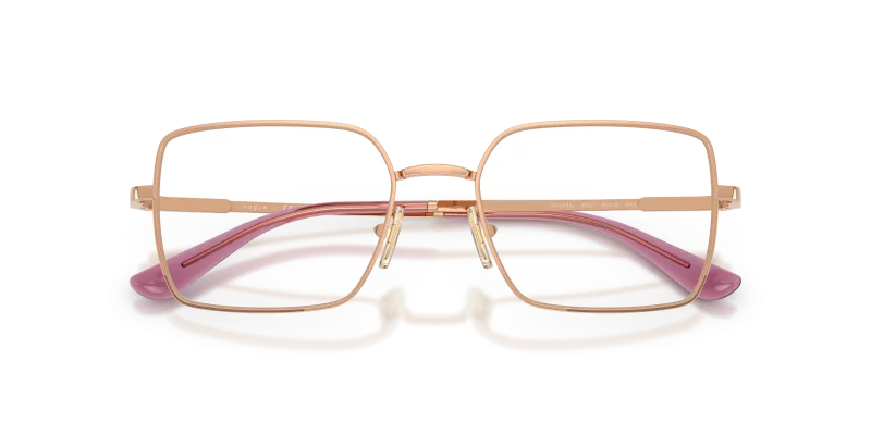 Vogue VO4340 5152 close-up ด้านหน้า ทรงสี่เหลี่ยมผืนผ้า