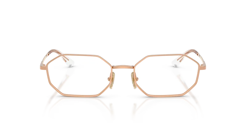 Vogue Optic VO4341 5152 Rose Gold Vogue VO4341 5152 แว่นสายตาโลหะโรสโกลด์ทรงเรขาคณิต สำหรับผู้หญิง