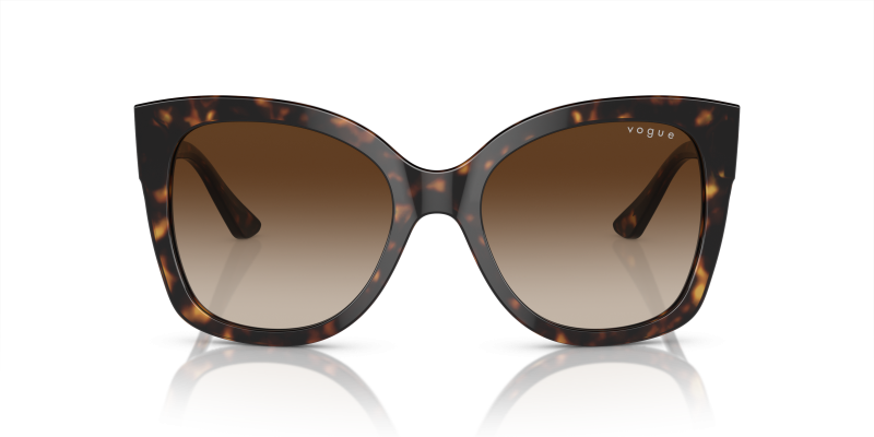Vogue VO5338S W65613 แว่นกันแดดอะซิเตทลายฮาวานาเข้มเลนส์น้ำตาลไล่ระดับ สำหรับผู้หญิง