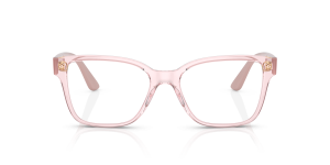 Vogue VO5452F 2828 แว่นสายตาชมพูโปร่งทรงสี่เหลี่ยมจัตุรัส ผู้หญิง
