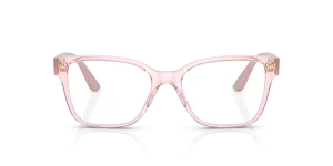 Vogue VO5452F 2828 แว่นสายตาชมพูโปร่งทรงสี่เหลี่ยมจัตุรัส ผู้หญิง