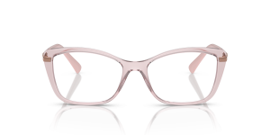 Vogue VO5487B 2942 แว่นสายตากรอบฉีดสีชมพูโปร่งใสทรงผีเสื้อ สำหรับสุภาพสตรี