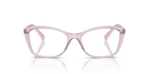 Vogue VO5487B 2942 แว่นสายตากรอบฉีดสีชมพูโปร่งใสทรงผีเสื้อ สำหรับสุภาพสตรี