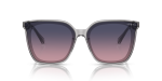 Vogue VO5499SD 282016 แว่นกันแดดเทาโปร่งใส เลนส์ไล่ระดับน้ำเงิน-ชมพู สำหรับผู้หญิง