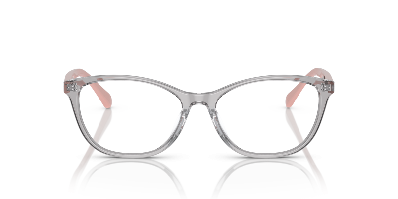 Vogue VO5502D 2820 แว่นสายตาทรงตาแมวกรอบเทาโปร่งใสขาชมพู สำหรับผู้หญิง