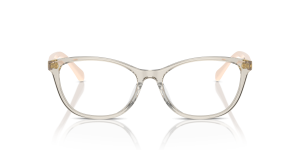 Vogue VO5502D 2998 แว่นสายตากรอบอะซิเตทใสสีเบจ Transparent Beige สำหรับผู้หญิง