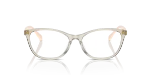 Vogue VO5502D 2998 แว่นสายตากรอบอะซิเตทใสสีเบจ Transparent Beige สำหรับผู้หญิง