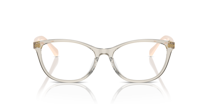 Vogue VO5502D 2998 แว่นสายตากรอบอะซิเตทใสสีเบจ Transparent Beige สำหรับผู้หญิง
