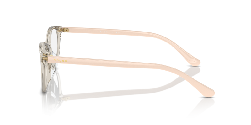 แว่นสายตา Vogue VO5502D 2998 มุมข้าง ขาแว่นอะซิเตท Full Beige