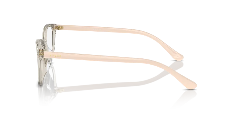 แว่นสายตา Vogue VO5502D 2998 มุมข้าง ขาแว่นอะซิเตท Full Beige