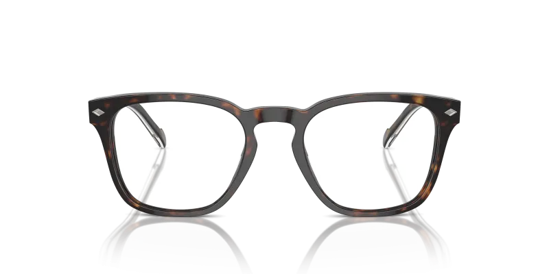 Vogue VO5570 W656 แว่นสายตาทรงสี่เหลี่ยมอะซิเตทลายเต่า Dark Havana สำหรับผู้ชาย Vogue VO5570 W656 แว่นสายตาทรงสี่เหลี่ยมอะซิเตทลายเต่า Dark Havana สำหรับผู้ชาย