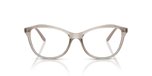 Vogue VO5602F 2990 แว่นสายตาอะซิเตทคาราเมลโปร่งใสทรงเรขาคณิต สำหรับผู้หญิง