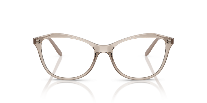 Vogue Optic VO5602F 2990 Transparent Caramel Vogue VO5602F 2990 แว่นสายตาอะซิเตทคาราเมลโปร่งใสทรงเรขาคณิต สำหรับผู้หญิง